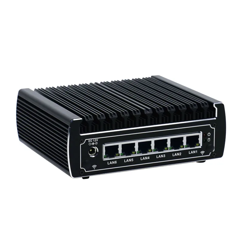 

Yanling 7th i5 7200u Dual Core Pfsense Mini PC 6 Gigabit Ethernet Thin Client Computer Router Support AES-NI