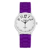 New Design Swirl Marks Rhinestone Dial Watch Silicone Quartz Candy Jelly Watch For Student SW060