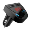 Wireless Bluetooth Car Kit FM Transmitter with LED Screen and Hands Free Calling Dual USB Car Charger