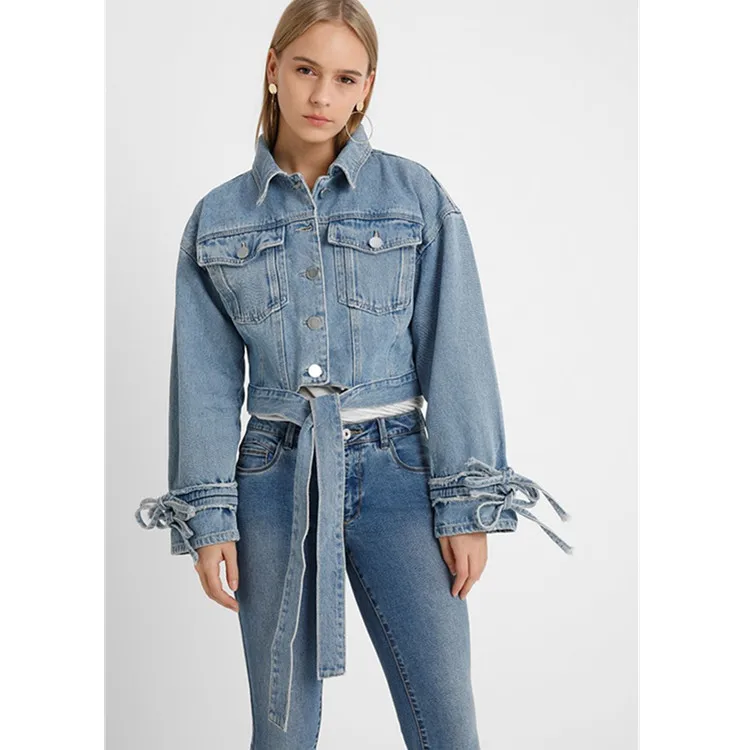2019 Nouvelle Conception De Mode Femmes Denim Manteau 2019 Nouvelle Conception De Mode Femmes Denim Manteau