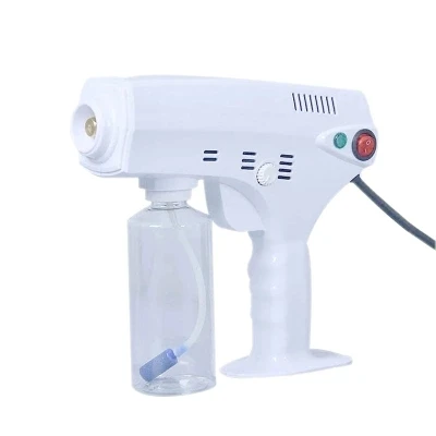 

Electric Hair Salon Equipment Micro Nano Blu-ray Steam Multi-functional Water Moisturizing Spray Device, Black and white