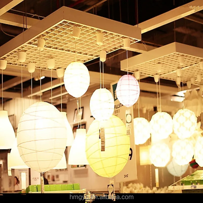 Handmade Party Decoration Paper Lantern With Led Battery Operated