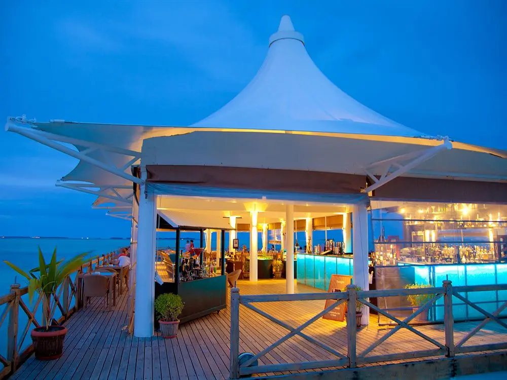 金属pvdf 膜结构钢屋顶设计钢膜桁架