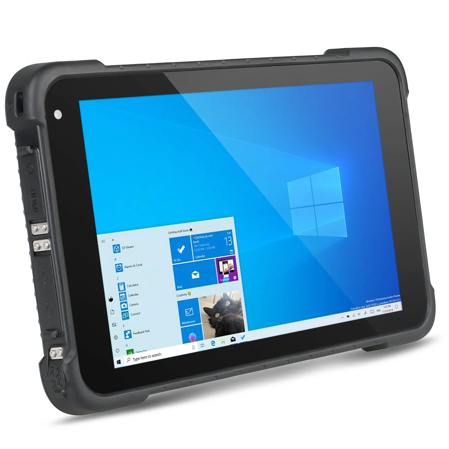 

Outdoor 8inch tablet for Windows 10 pro with NFC,4G LTE,barcode scanner
