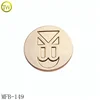 19mm western gold button custom jeans metal ladies shirt coat press button