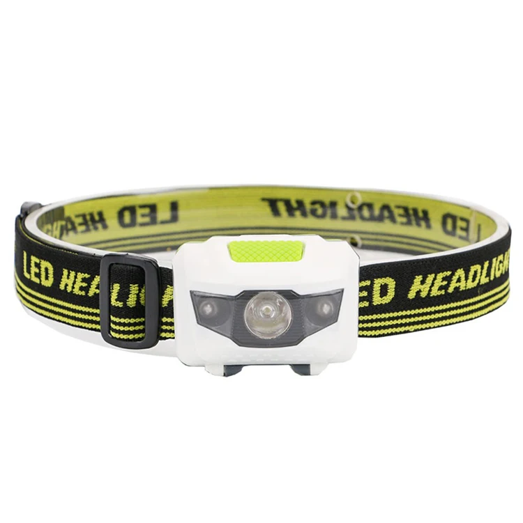 

3W Waterproof head lamp led COB Head torch for Camping Running retail packaging