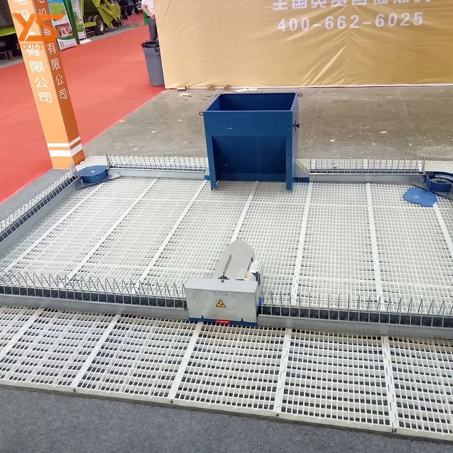 
Chicken farm automatic poultry feeder for floor type broiler raising 