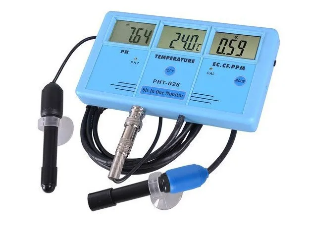 New 6in1 Multifunction Meter Tester Ec Cf Tds Ph C F Ph Tester