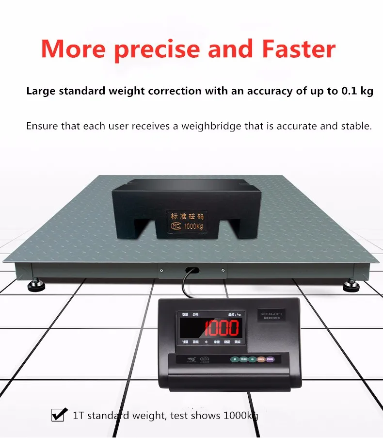 China Digital Weight Scale Machine Platform Floor Scale Industrial