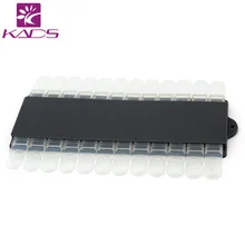 2015 new HOTSALE 24 Tips Nail Polish Varnish Display Tip Uv Gel Color Chart Plate Acrylic Nail Art Display