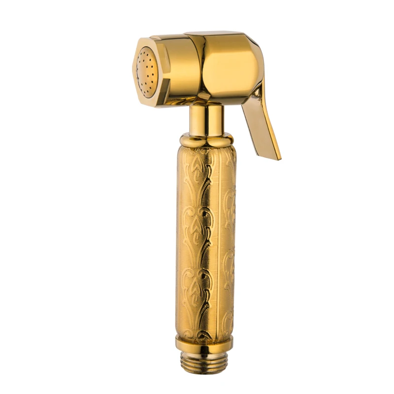

Golden Shining Premium Brass Shattaf Hand Held Faucet Sprayer