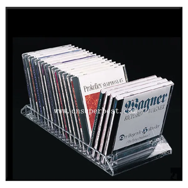 acrylic DVD CD display racks