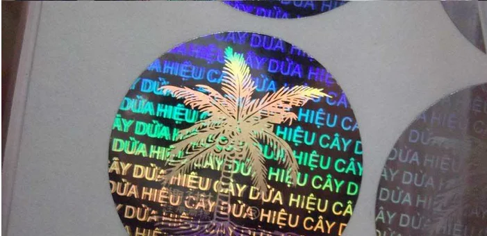 Laser hologram shrink label/sticker(holographic) for car accessory