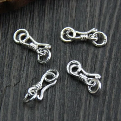 

S shape 925 sterling silver Clasps Double closed jump ring Clasps for Necklace&bracelet Jewelry Findings Accessories, N/a