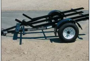 double dirt bike trailer
