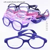 dorp ship 937 high classic TR90 micro oval shape glasses frame flexible hingeless temple with silicone nose pad elastic strap