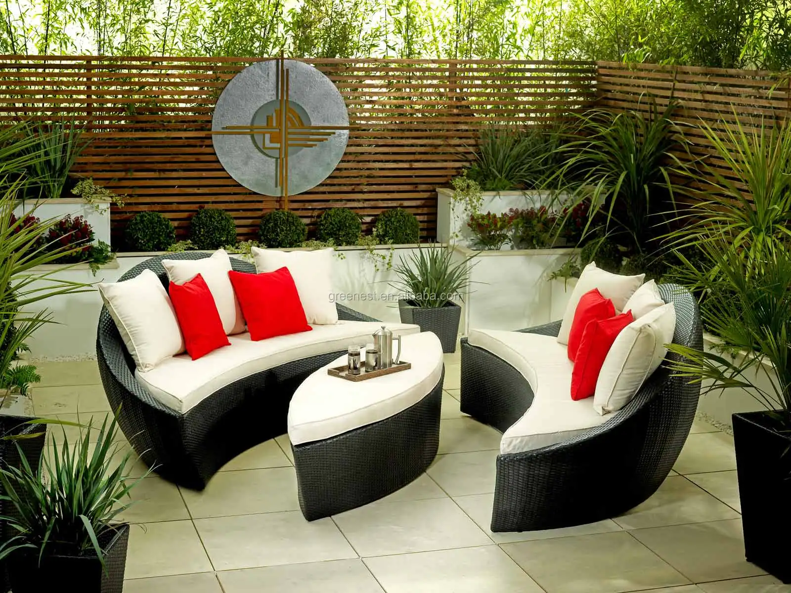 Green Pvc Rotan Outdoor Furniture Buy Rotan Outdoor Furniture Outdoor Pvc Rotan Furnitur Outdoor Furniture Rotan Dengan Payung Merah Product On Alibaba Com