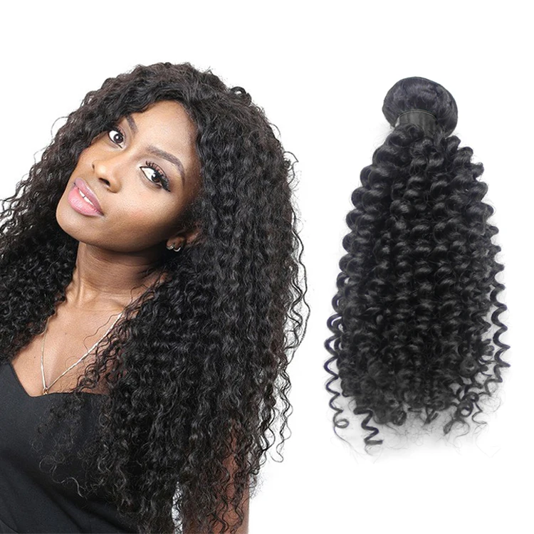 

2019 Best selling raw temple cuticle aligned virgin unprocessed indian hair kinky curly human extension vendors for black women, Natural color
