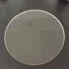 Heat Resistant polished round Fused Silica Quartz glass Plate clear quartz disc