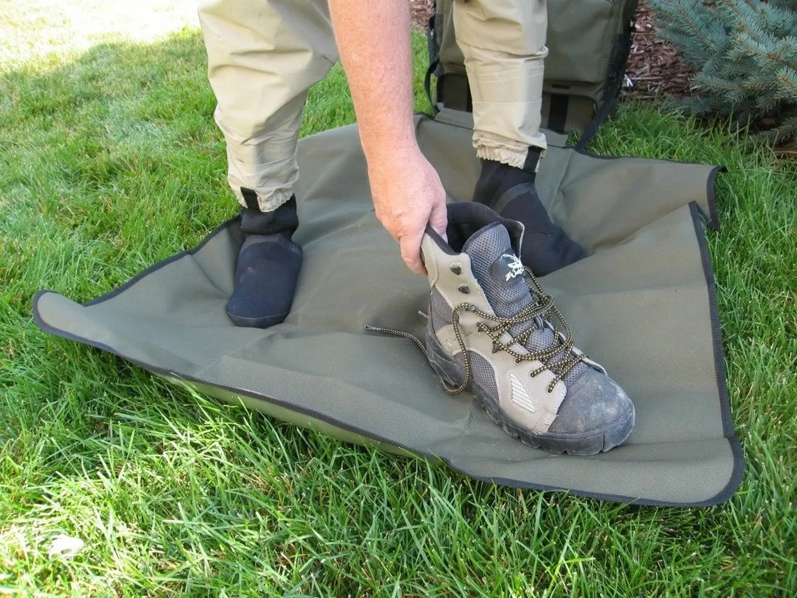 Sports Chest Waders And Wading Boots Storage Bag Fishing Wader Bags With Attached Large Rollout