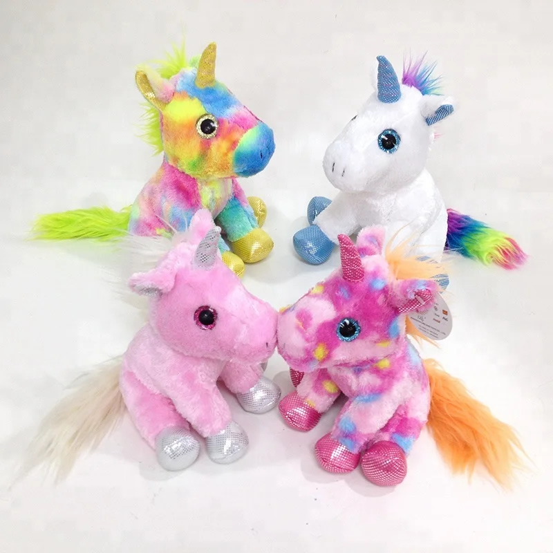 glitter unicorn stuffed animal