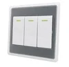 3 gang 1 way switch double pole foot socket