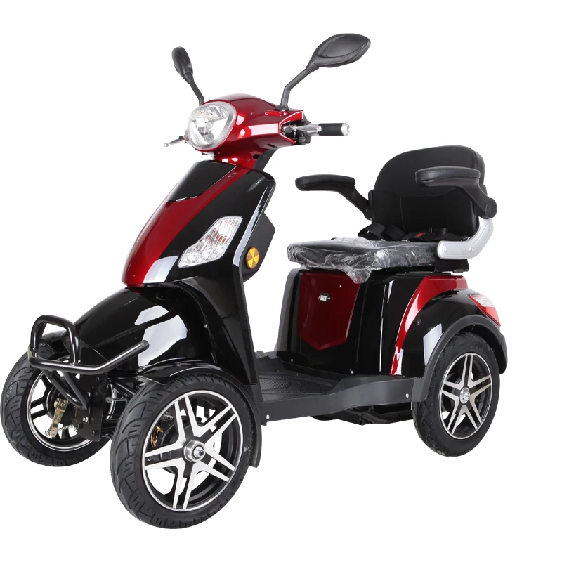 
middle size four wheel electric handicapped scooter for the elder 