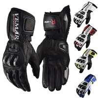 

Vemar Winter Moto GP Motorcycle Riding Gloves Leather Racing Motocross Long Glove MTB MX Cross Windproof Touch Screen Luvas