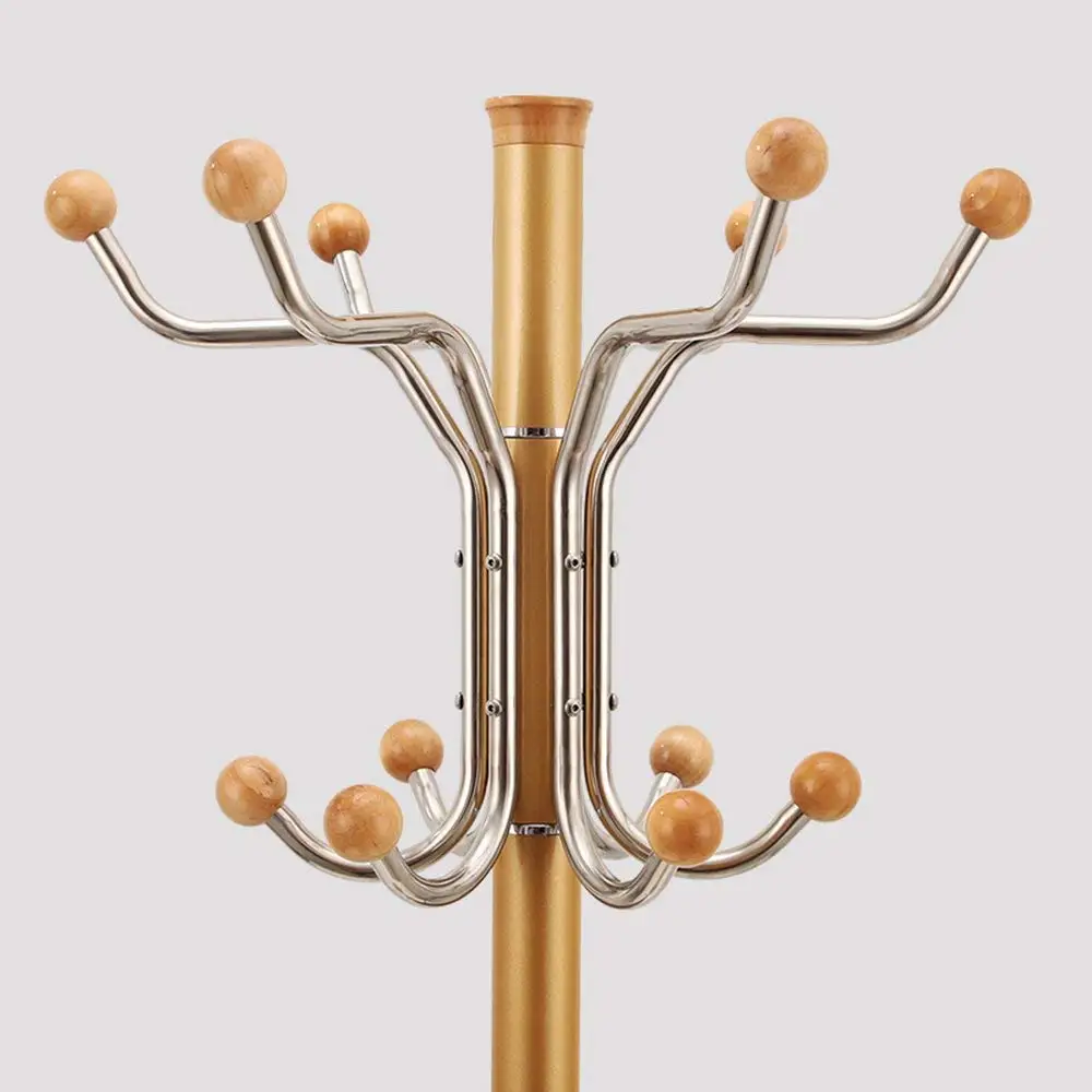 gold coat stand