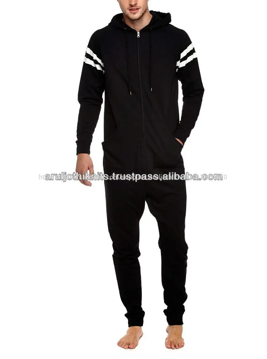 S pijama para el hogar a rayas con botones una pieza LZJDS Mono de hombre todo en uno para hombre blanco