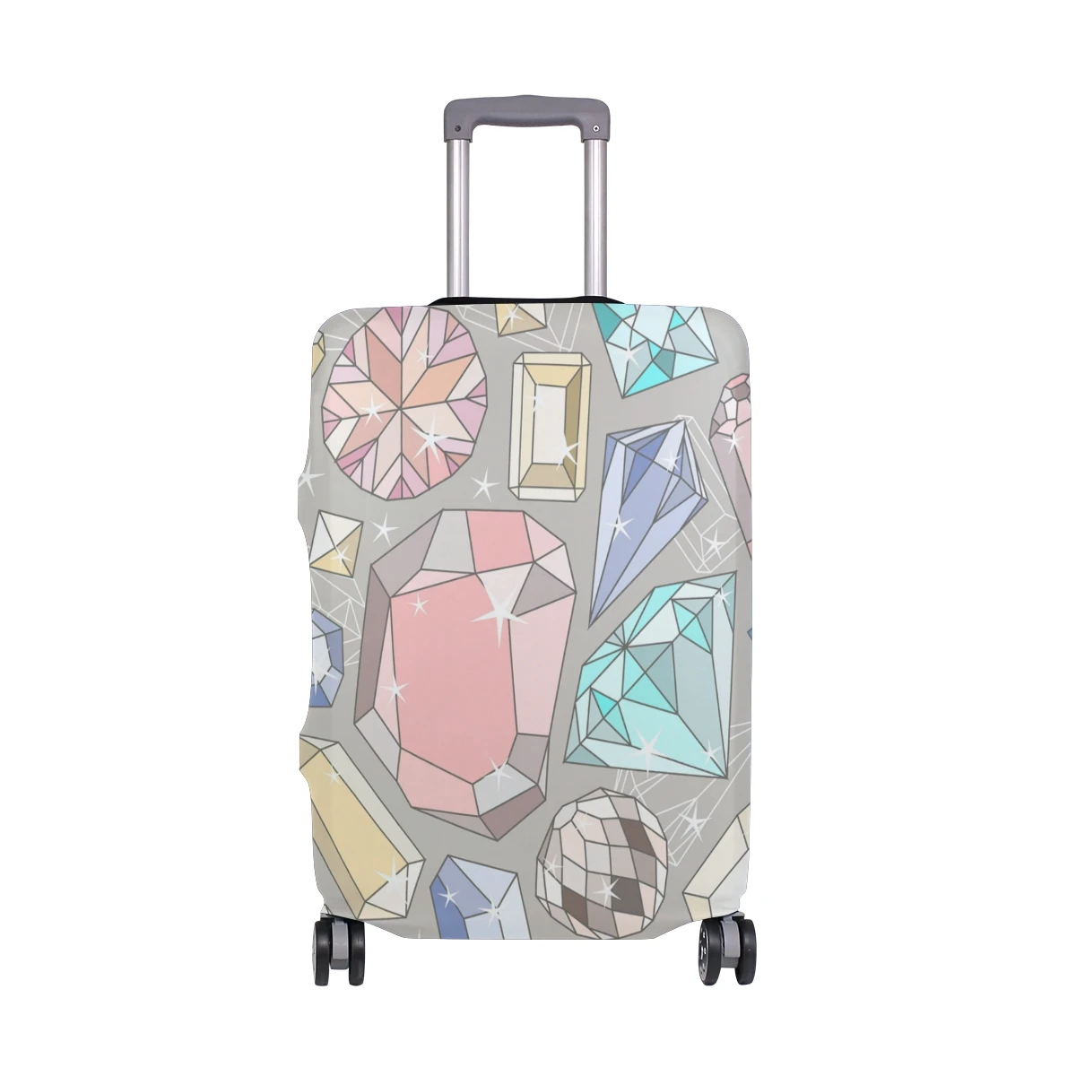 

Top quality Colorful Custom Printed DIY Protection Suitcase Elastic Cover Spandex Luggage Cover S-XL, Customized