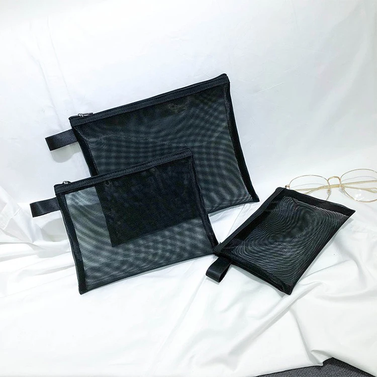 Trendy Mesh Zip Lock Cosmetic Pouch Bag Buy Cosmetic Pouch Bag,Zip