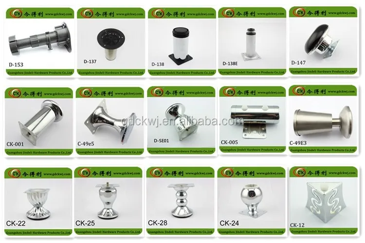bulk wholesale furniture metal cabinet feet chrome sofa feet sofa leg for sale