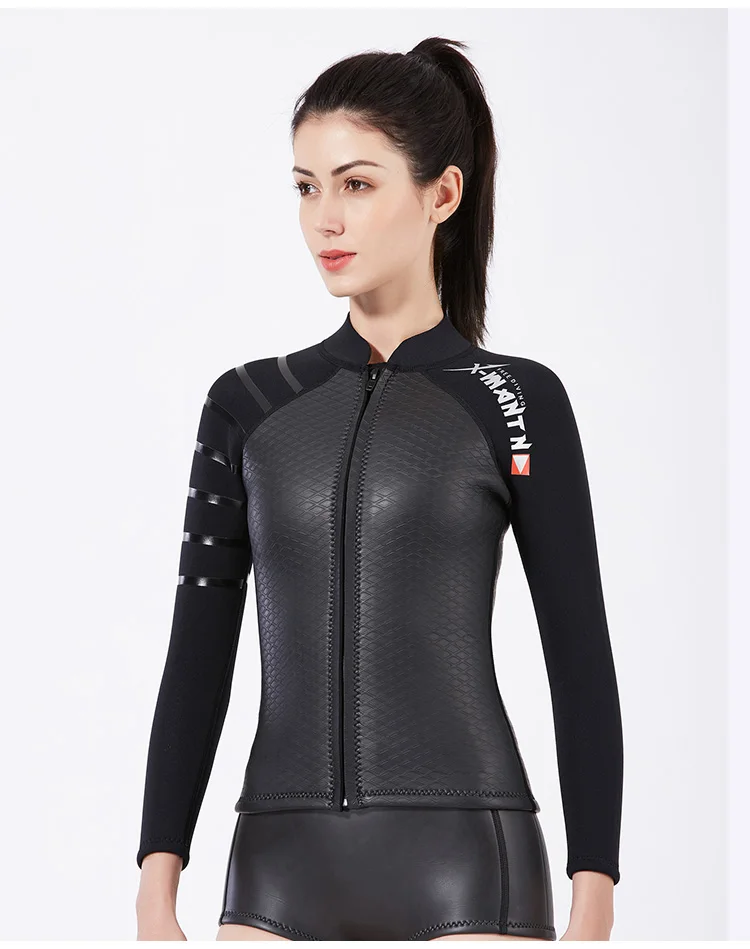 2019 Customized 3mm Full Sleeves Light Diving Wetsuit Neoprene Fabric Freediving Wetsuit