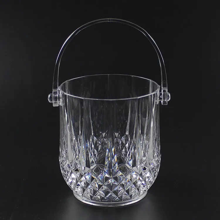 High Quality Clear Acrylic Ice Cube Bucket For Wine Custom Transparent ...