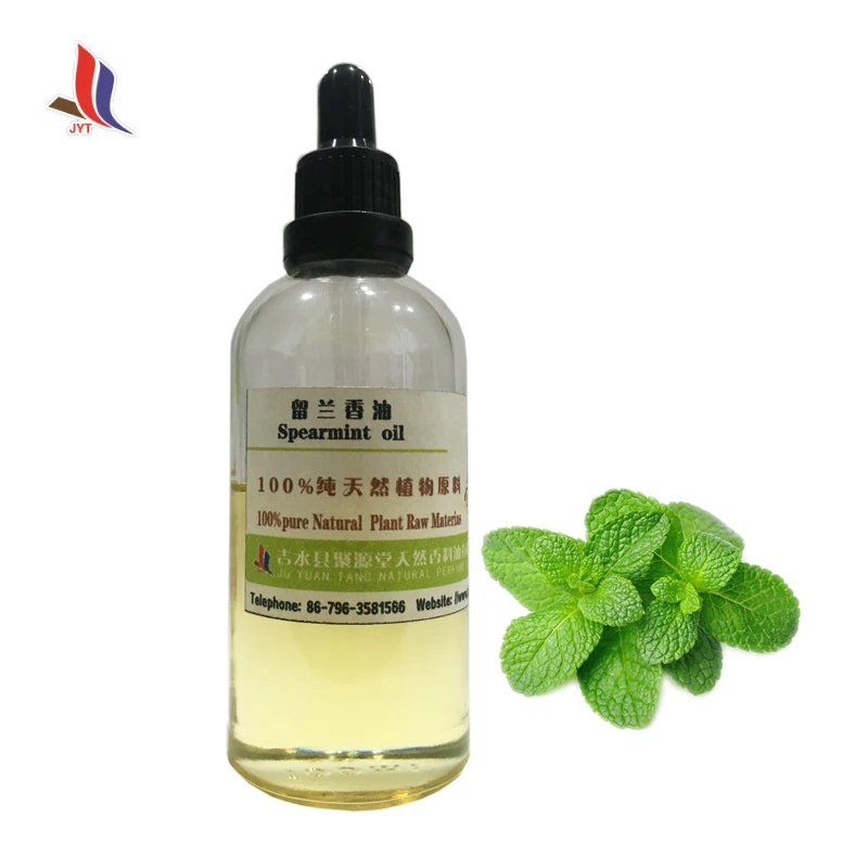 Pure Natural Spearmint Oil Edible Essence Raw Material High Quality