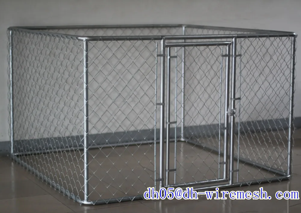 Chain Link Double Dog Kennel Lowes/dog Kennel Building,10x10x6 Foot ...