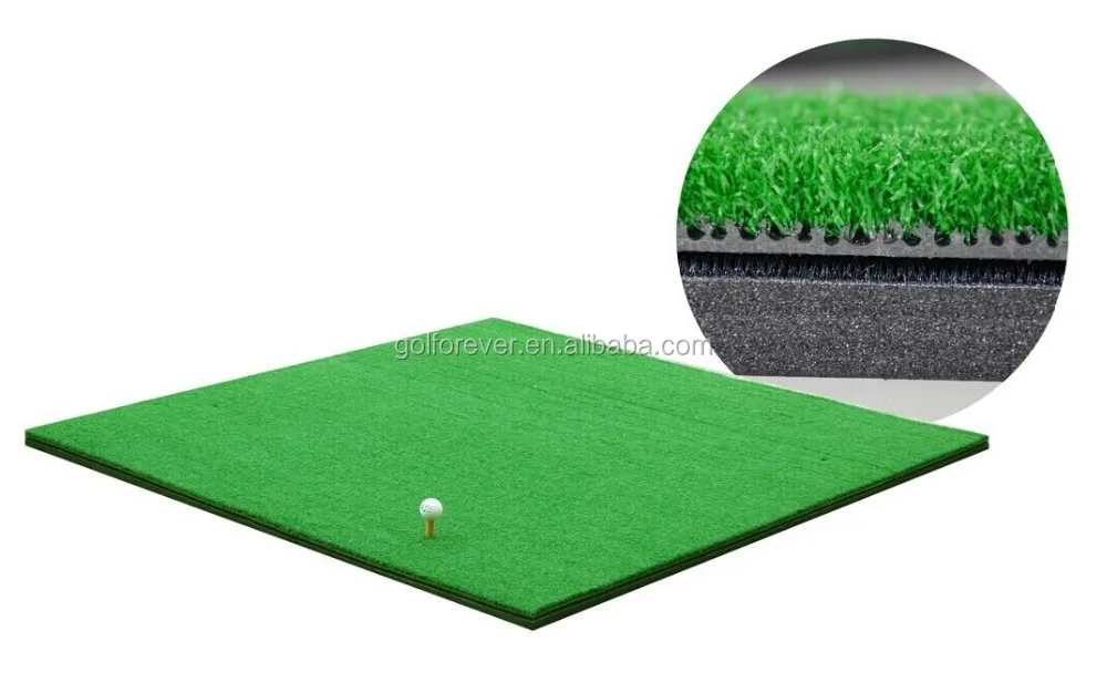 
A+B golf swing mat for driving range training 