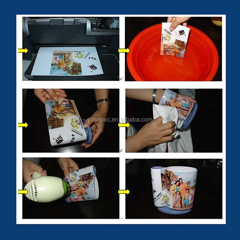 Inkjet Water Transfer Printing White Ceramic Decal Transfer Paper Buy Inkjet Water Transfer