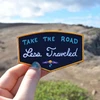 Hot sales Road Less Traveled Patch Take the Adventure Wanderlust Iron on Camping Patches Custom Patch for jean iron on patch