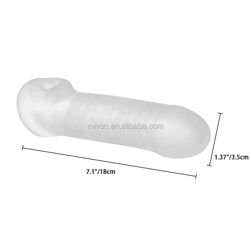 Tpe Soft Penis Sleeve Adult Sex Toys For Men,Sex Toys Silicone Sleeves For All Penis Enlargement Extender Stretcher