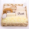 Promotional corn bran bath gifts sets bathing shower set