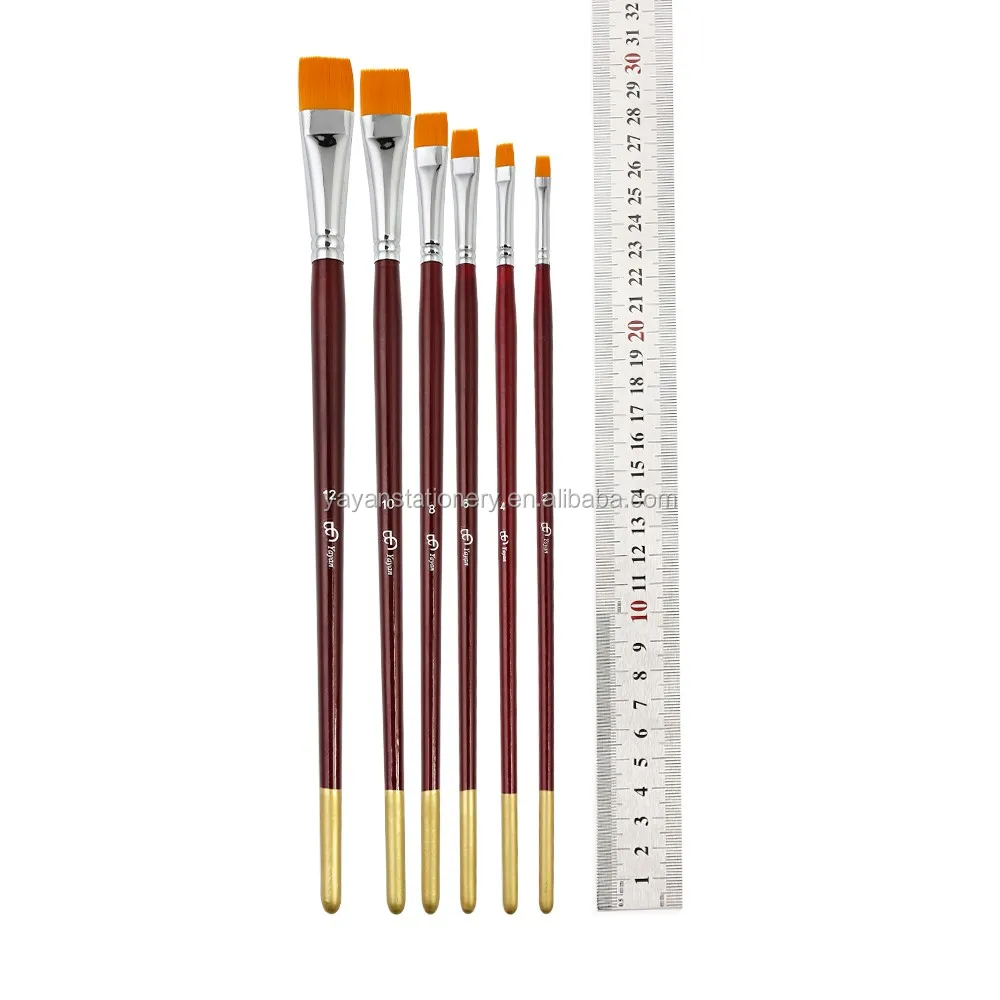 Fine Art Supplier 6Pcs Golden Synthetic Watercolor Artist Paint Brushes Set,Acrylic Painting Brush,Face Oil Painting Brushes - Buy Fine Art Brushes,Acrylic Painting Brush,Synthetic Hair Watercolor Brushes Product On Alibaba.com