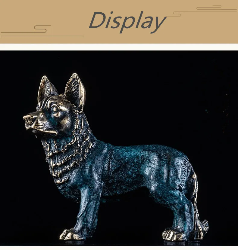 Factory Custom Copper Crafts Dog Sculpture Metal Dog Statues For Home Decor Buy Copper Dog