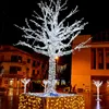 Artificial Christmas Tree Led Lights Outdoor Christmas Led Lighted Up White Branch Trees