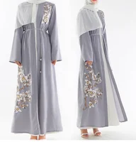 

Muslim Women Clothing Muslim Embroidery Cardigan Dubai Dress Manufacturers Direct Supply Islamic Dresses For Women Abaya