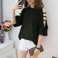 

korean ladies shirt women loose clothing camisas de mujer playera dama cotton shirts