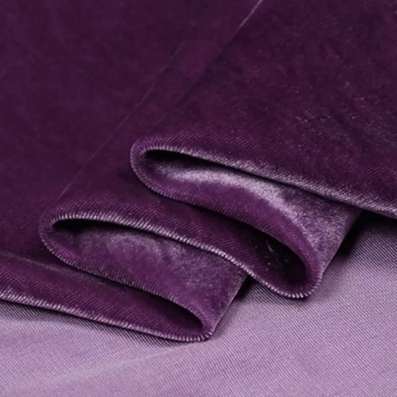 
plain solid dyed silk viscose fabric dyeing fashion silk velvet fabric 