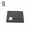 Jeans accessory supplying custom name design black leather patch with metal