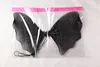 noble halloween black wings with spider web pattern for carnival costumes